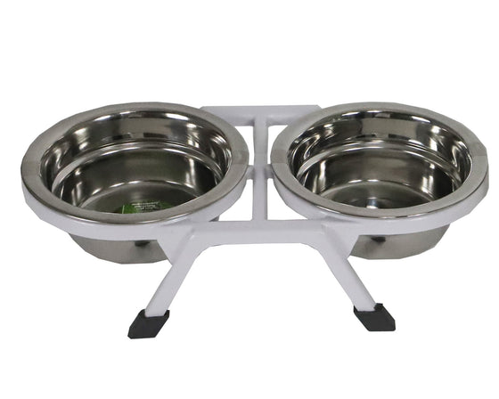 Boon dinnerset pl.+2 Rvs bakken wit 11,5cm