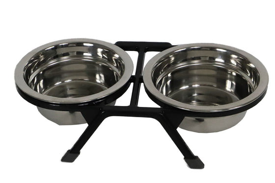 Boon dinnerset pl.+2 Rvs bakken zwart 14cm