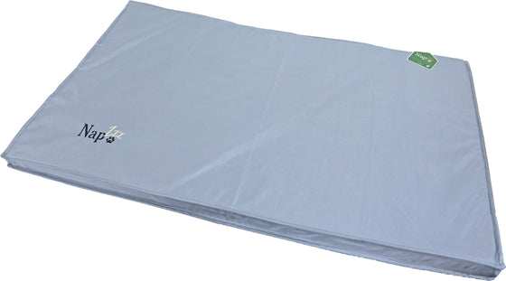 Nap’zzz draadkooikussen waterproof grijs, 120x74x5 cm.