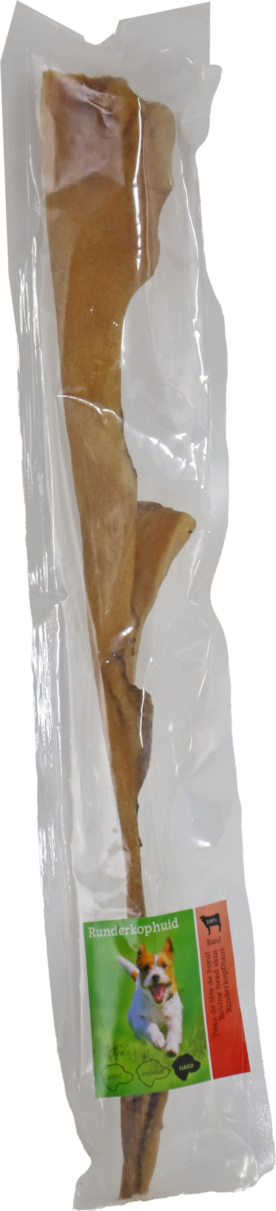Boon Natuurlijke Snack rund, runderkophuid 50 cm, zak a 1 stuk.
