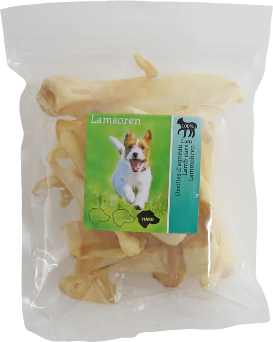 Boon Natuurlijke Snack lam, lamsoren, zak a 100 gram.