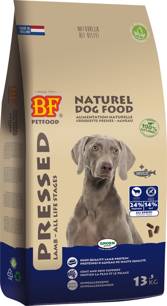 BF Petfood Geperst Lam – 13,5 kg