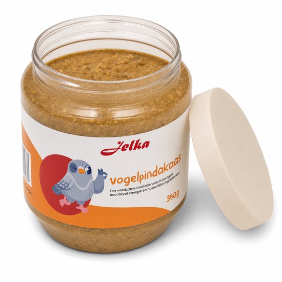 Jelka Vogelpindakaas – 1 pot van 350 gram