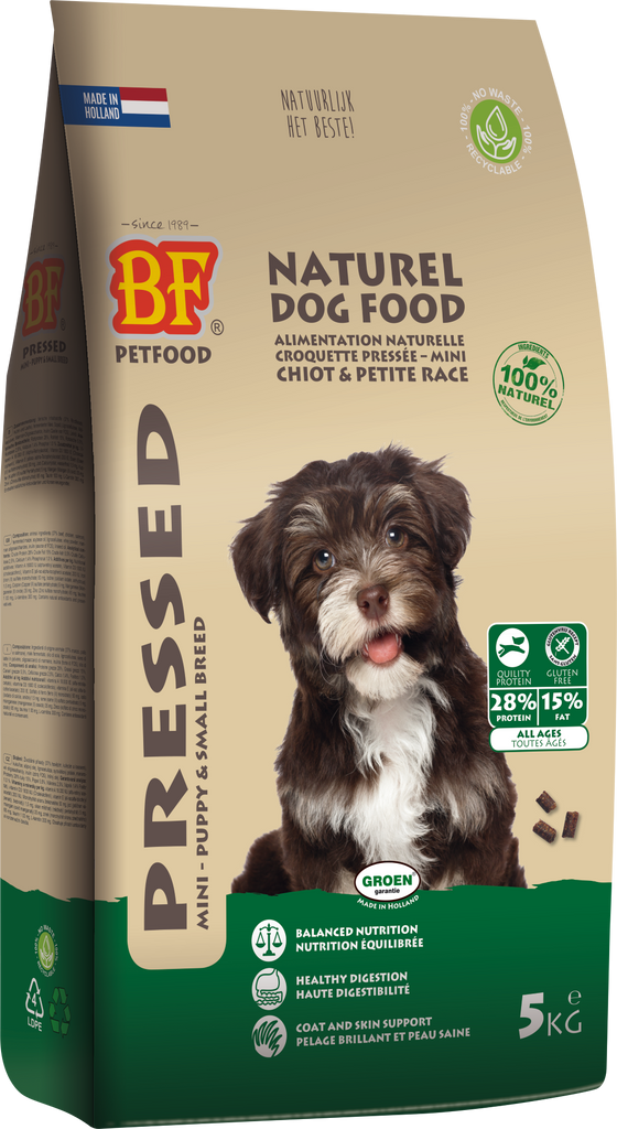 BF Petfood® Geperst Mini/Medium – 5 kg