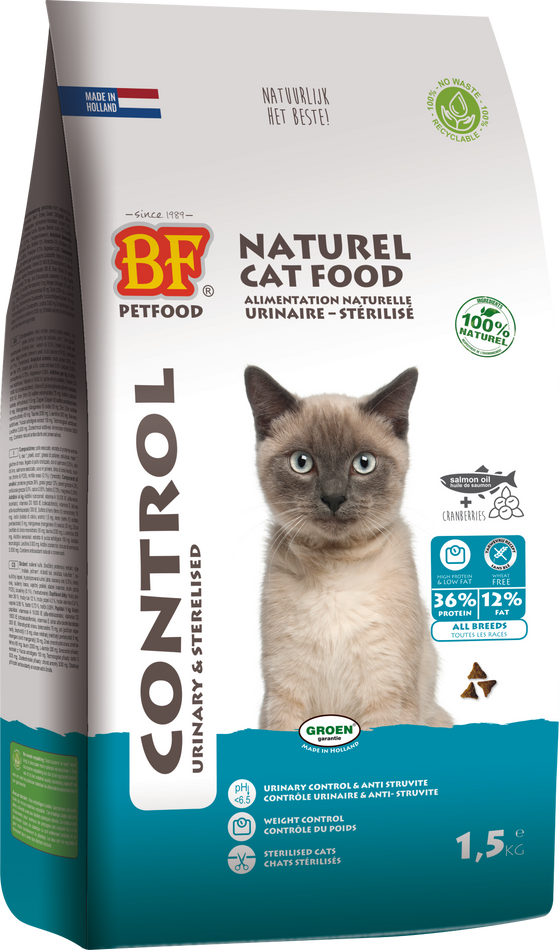 BF Petfood® Control Urinary - Kat – 1,5 kg
