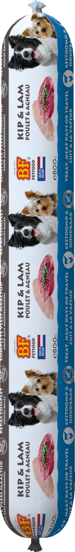 BF Petfood® Fresh Meat Vleesvoeding Kip/Lam – 800 g