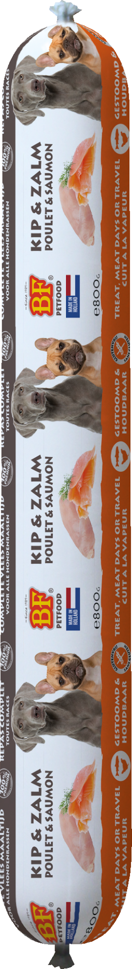 BF Petfood® Fresh Meat Vleesvoeding Kip/Zalm – 800 g