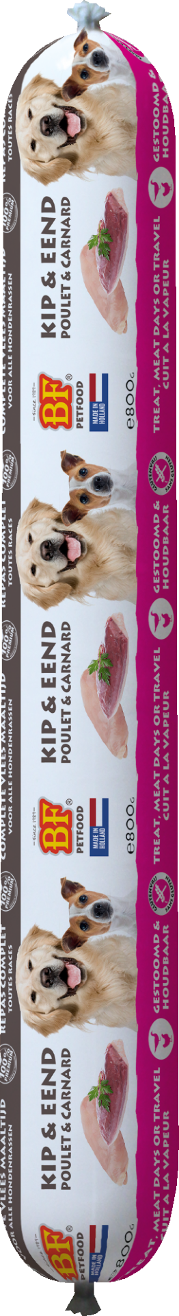BF Petfood® Fresh Meat Vleesvoeding Kip/Eend – 800 g