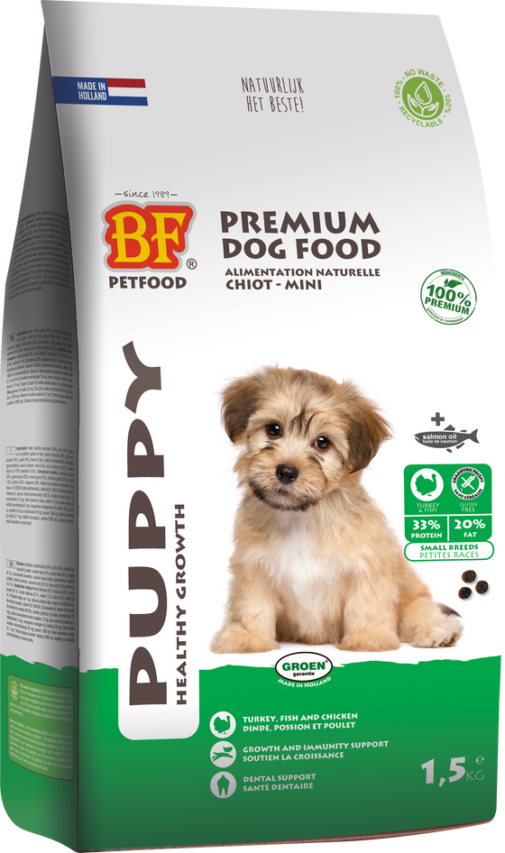 BF Petfood® Puppy mini – 1,5 kg