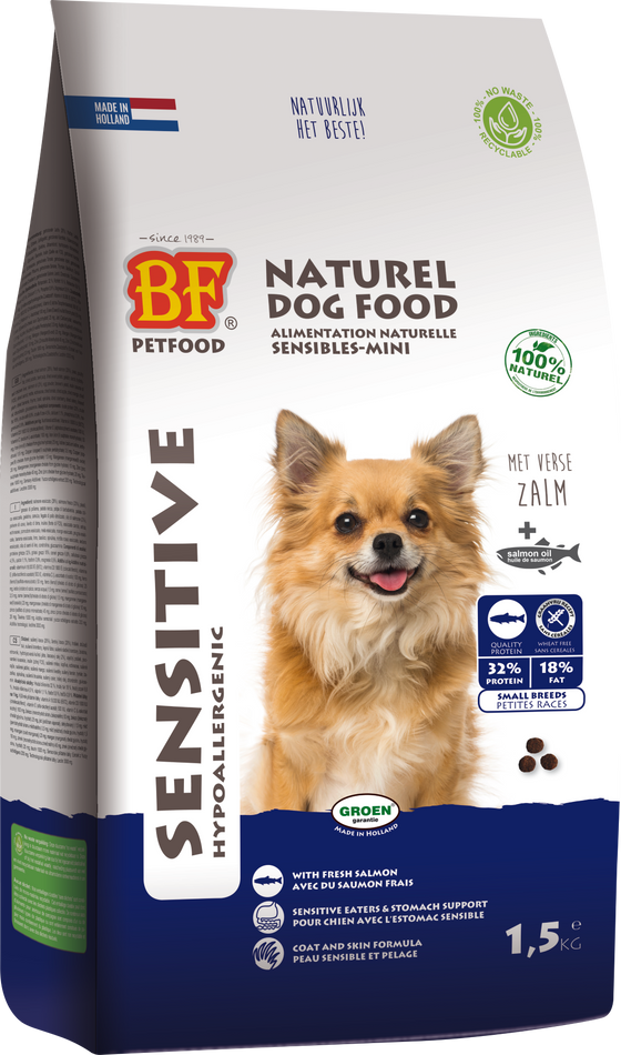 BF Petfood® Sensitive mini – 1,5 kg