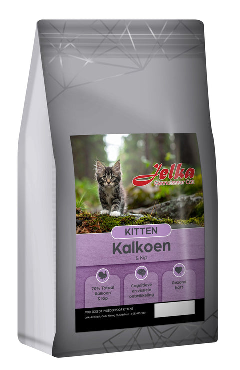 Jelka Connoisseur Kitten 70% Kalkoen & Kip Graanvrij