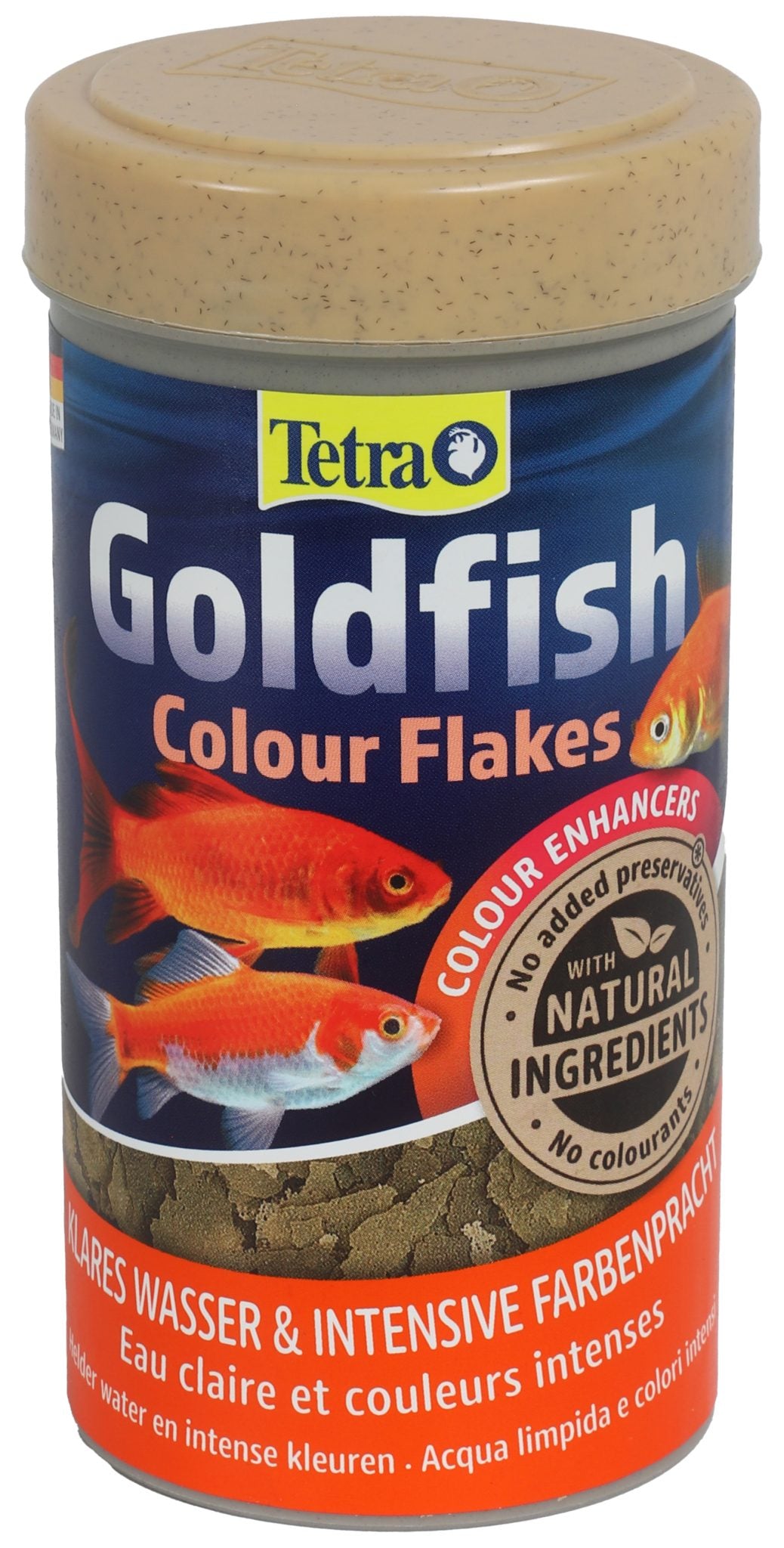 Tetra Goldfish Colour vlokken, 250 ml.