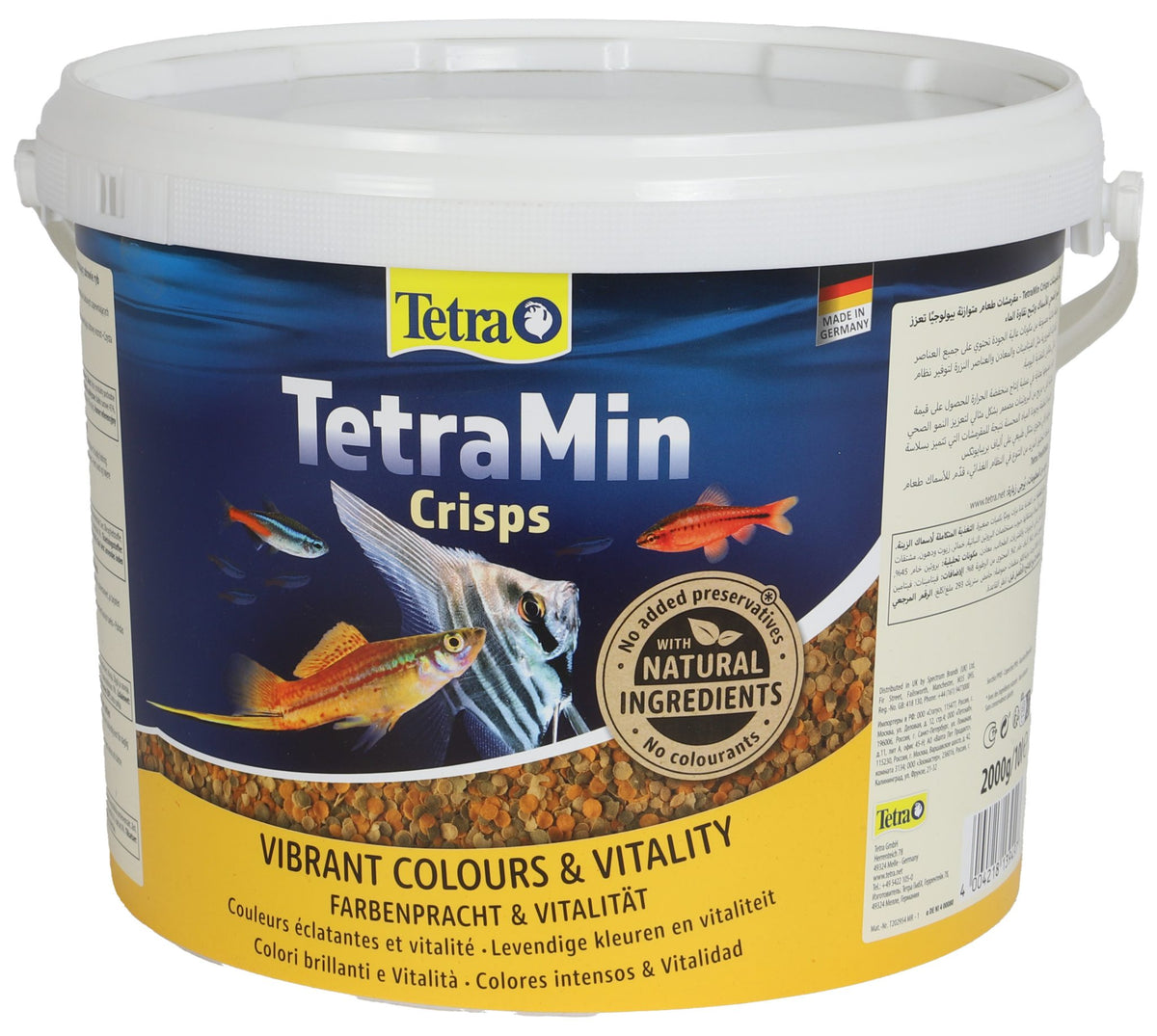 Tetra Min Crisps, 10 liter emmer.