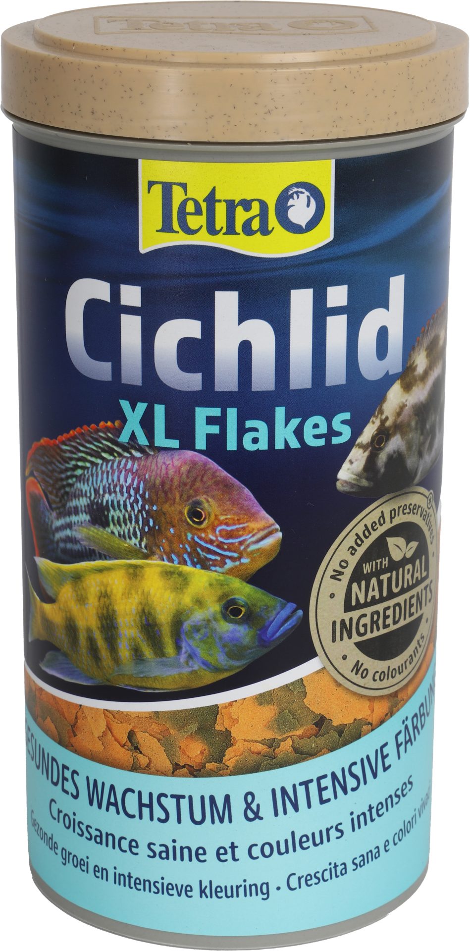 Tetra Cichlid XL-vlokken, 1 liter.