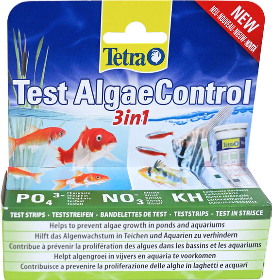 Tetra Test algae control 3in1, doos a 25 teststroken.