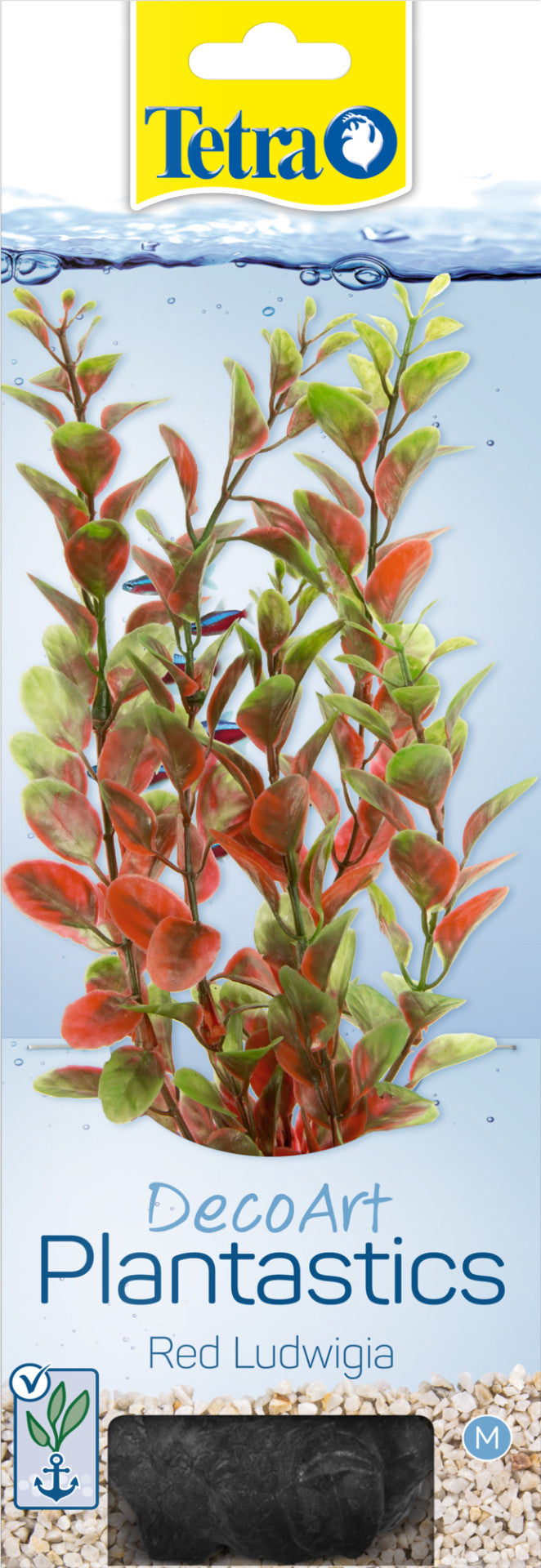 Tetra Deco Art plantastics Red Ludwigia ‘M’, 23 cm.