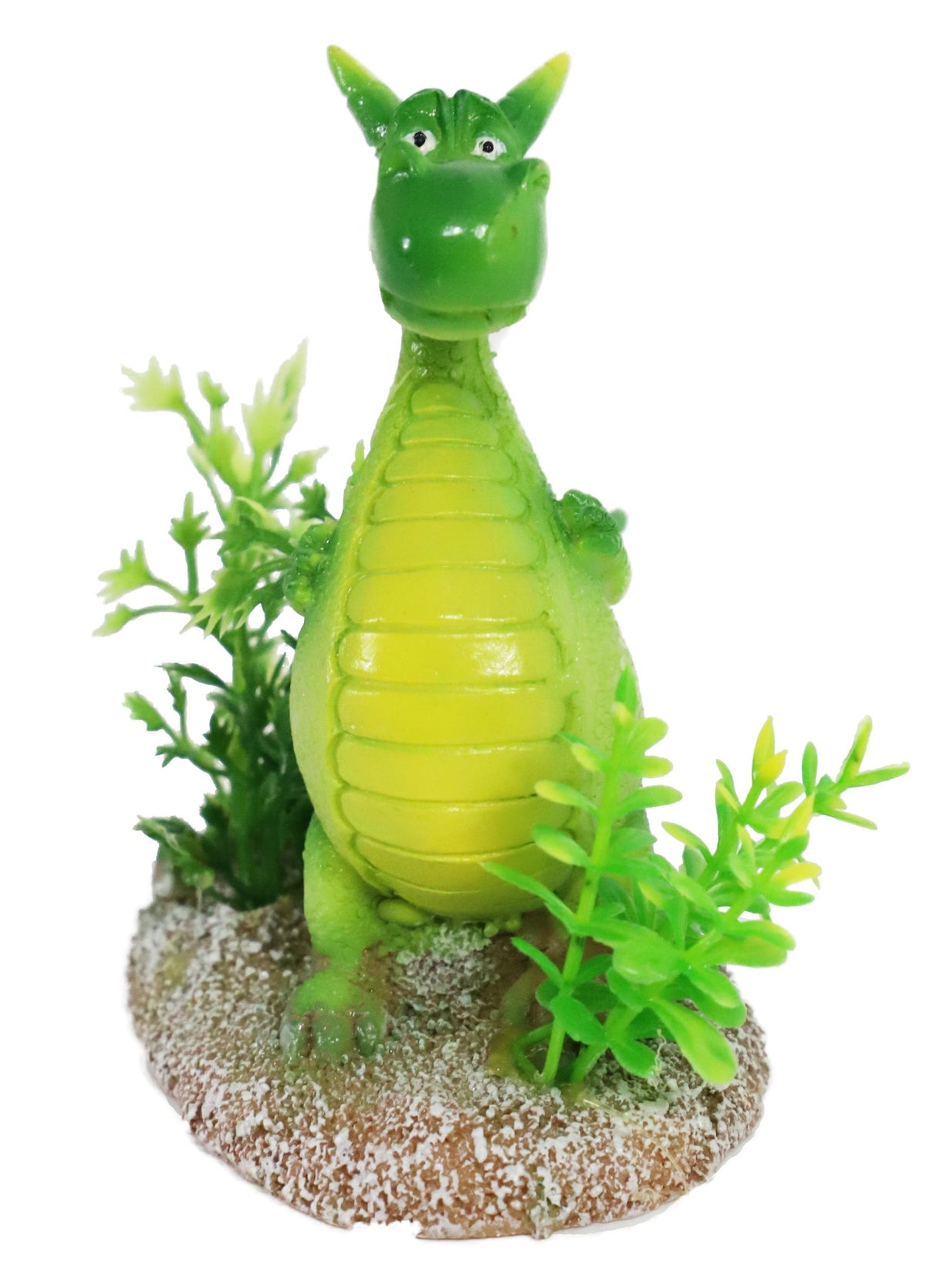Boon aqua deco ornament draak groen 8,5cm