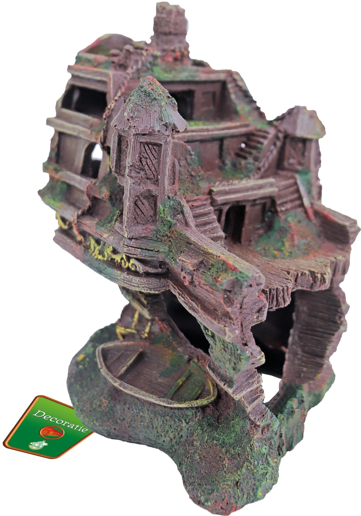 Boon Aqua Deco ornament polyresin achterdeel schip, 20x15x23 cm.