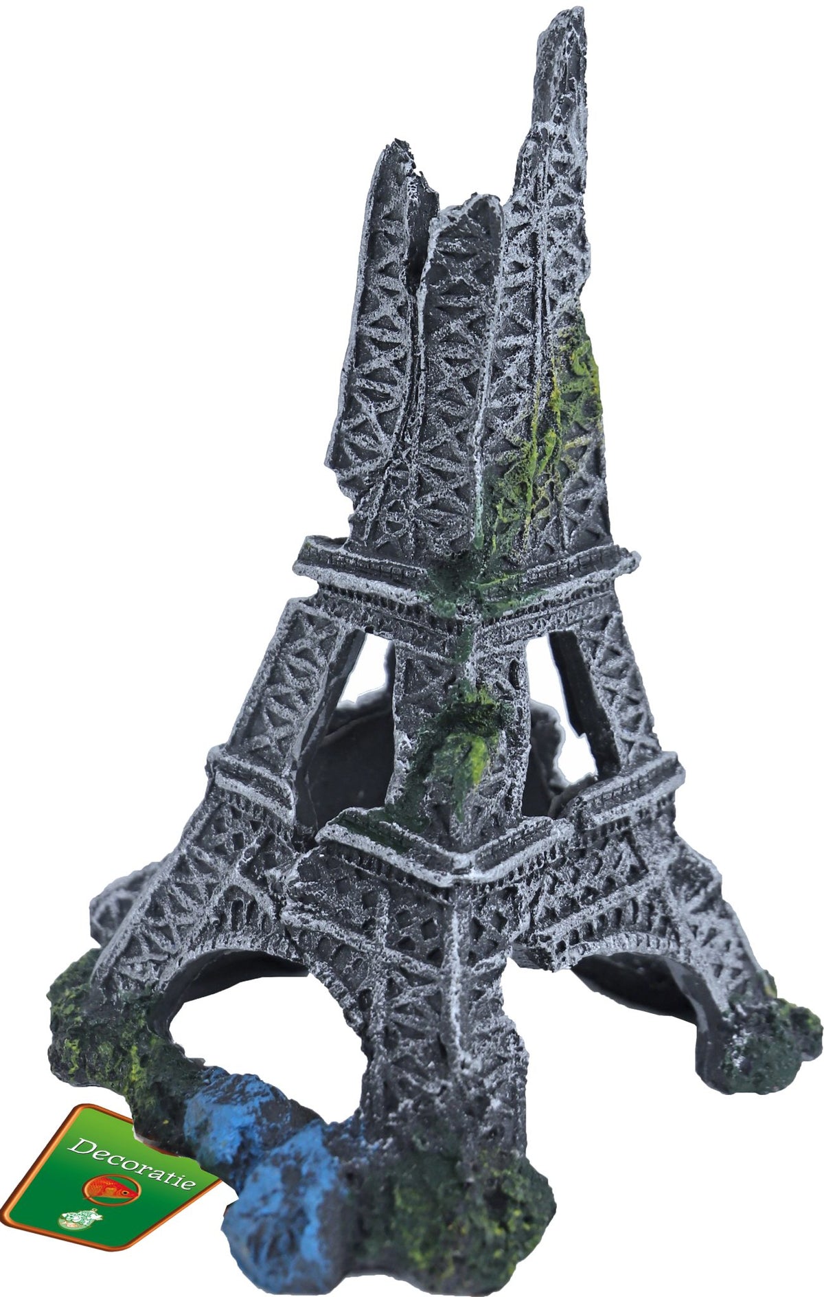 Boon Aqua Deco ornament polyresin Eiffeltoren grijs, 19,5x19x24 cm.