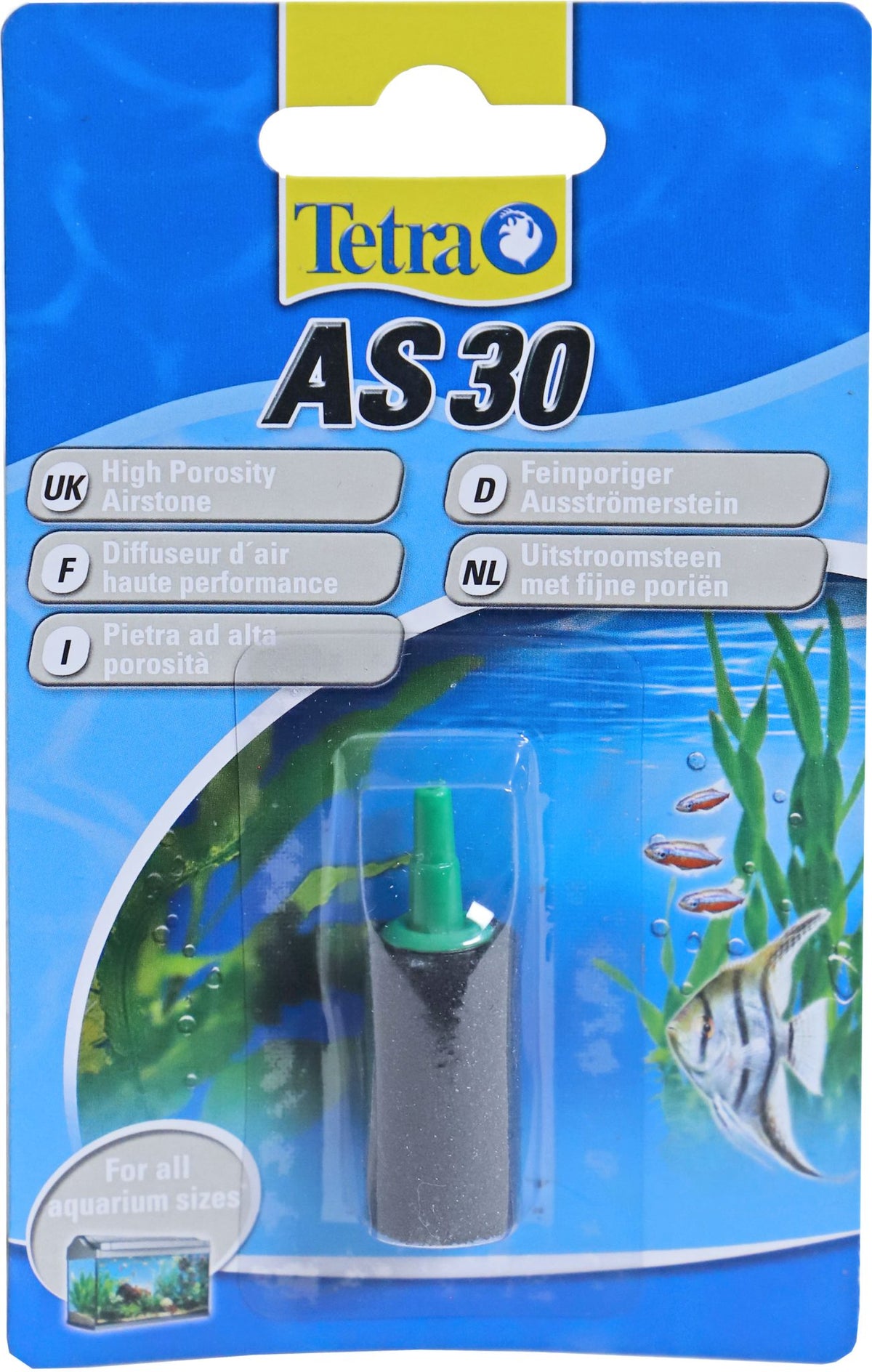 Tetra uitstroomsteen AS30, 3 cm.