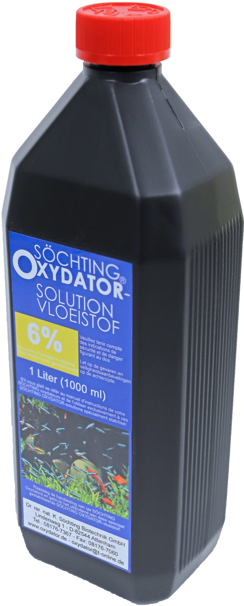 Söchting oxydator vloeistof (6%), 1 liter.