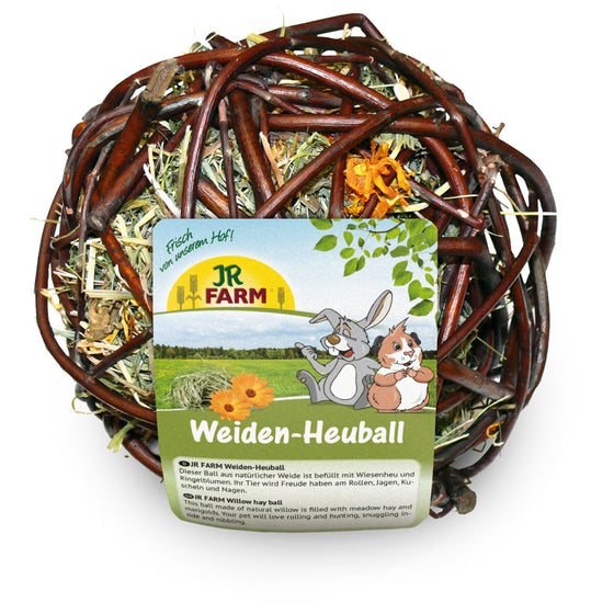 JR Farm knaagdier wilgen hooibal, 80 gram. 07709