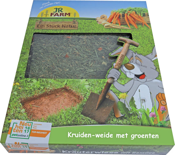 JR Farm knaagdier kruidenweide met groenten, 750 gram. 18672