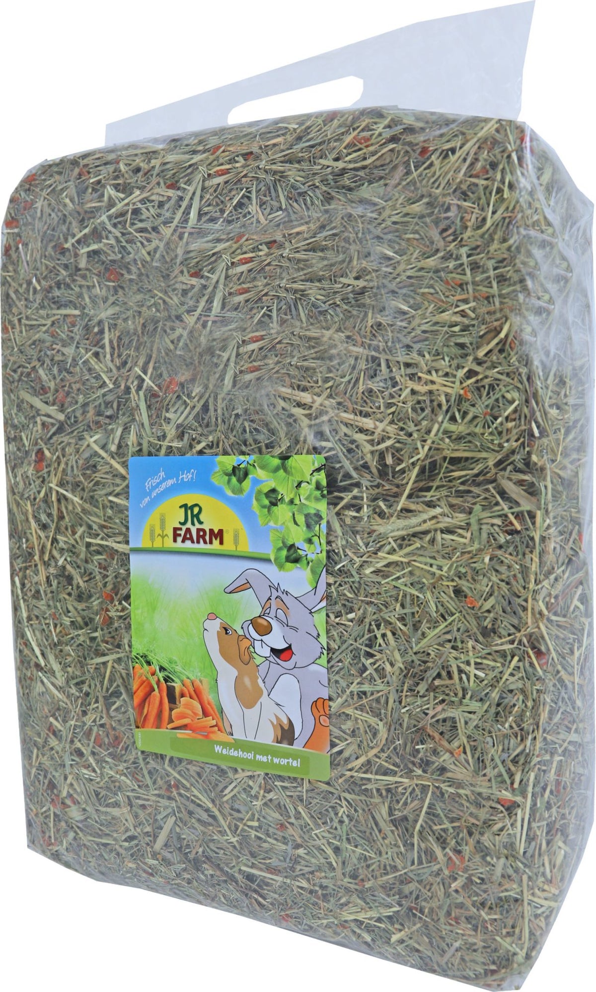 JR Farm knaagdier weidehooi met wortel, 1.5 kg. 10281