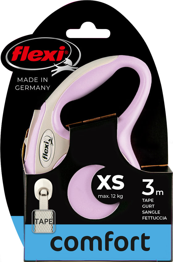 flexi rollijn NEW COMFORT tape XS rose, 3 meter.