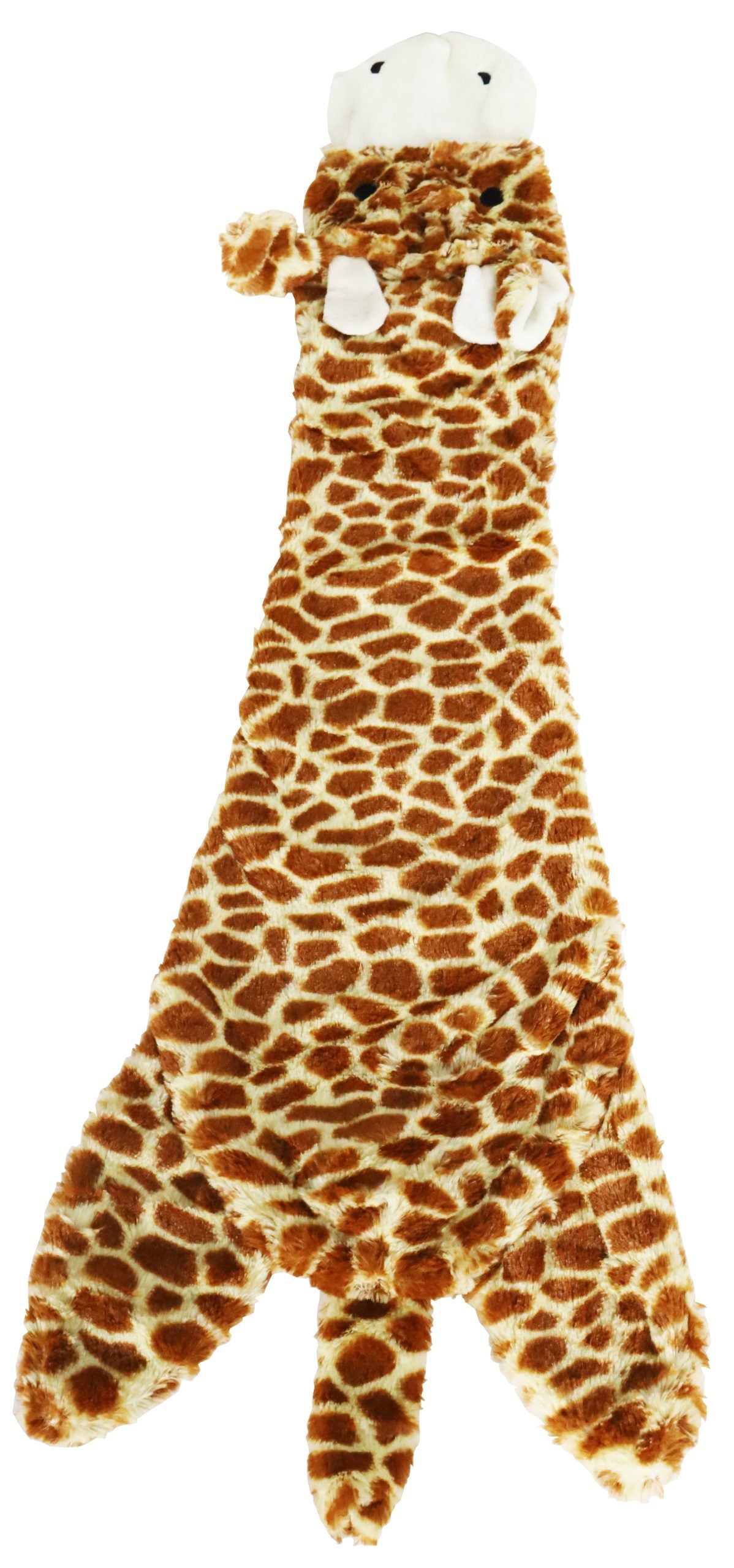 Boon hond speelgoed giraffe plat met piep xxl br./geel 85cm