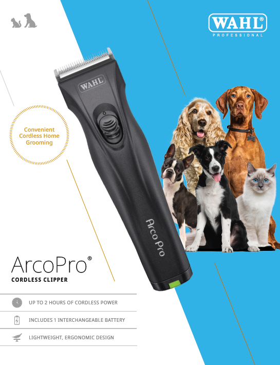 Wahl tondeuse arco pro zwart