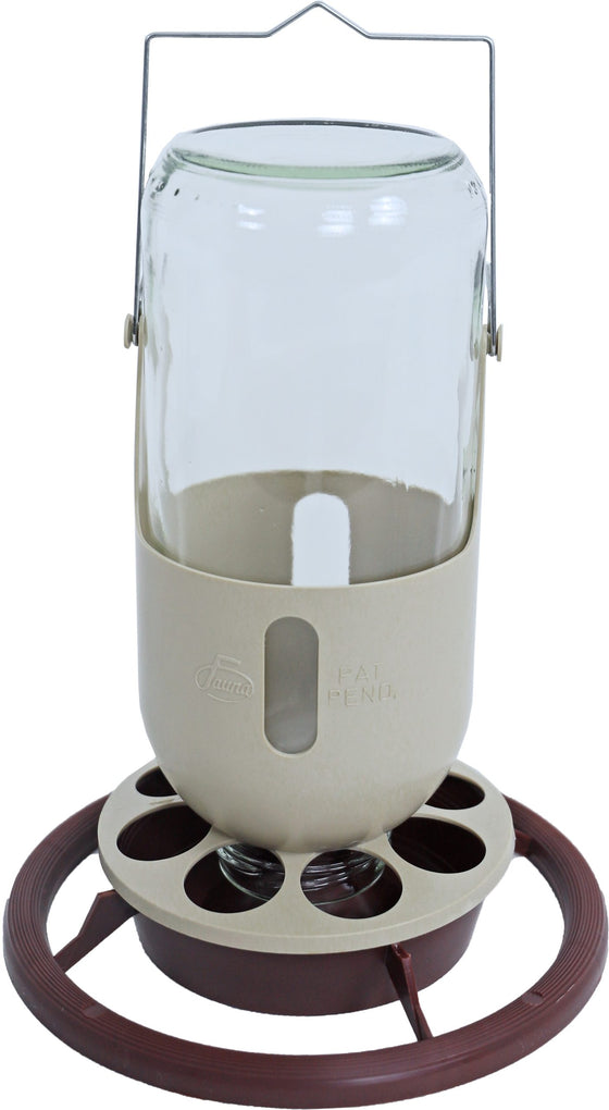 Flesautomaat met glazen pot, 1 liter.