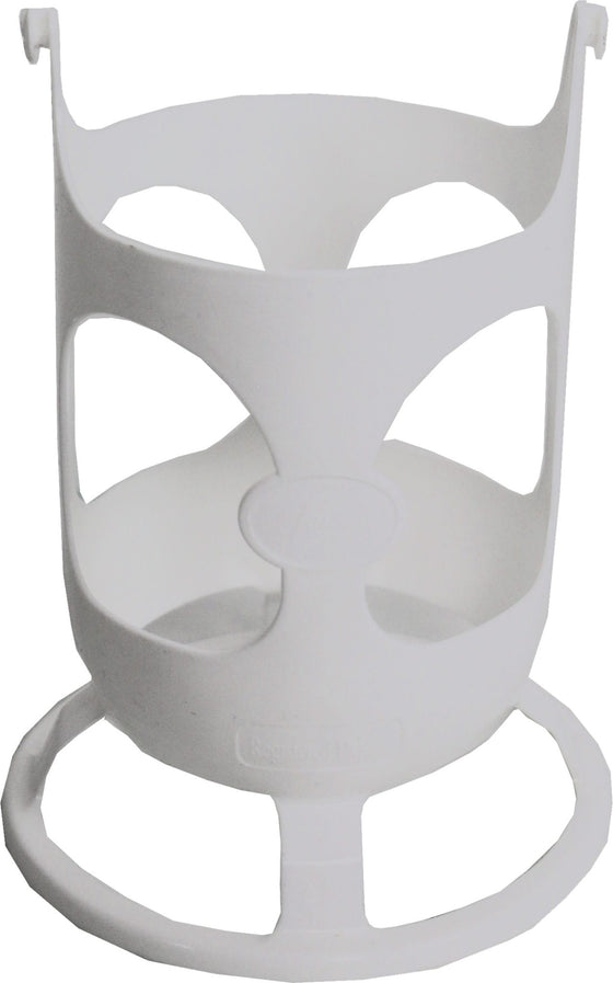 Losse plastic houder voor plastic pot, wit.