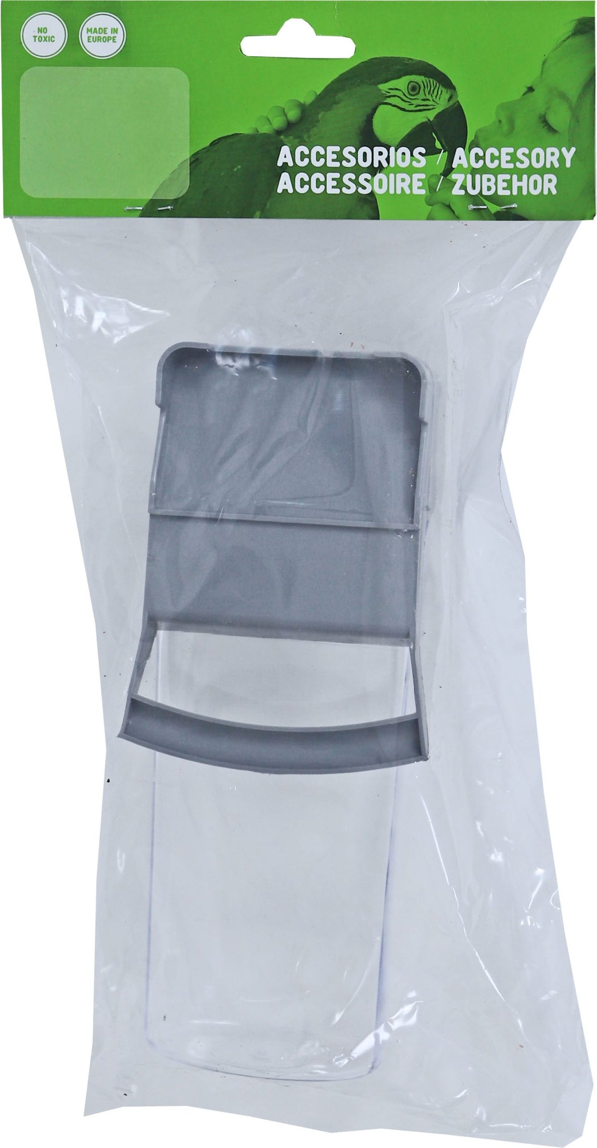 Voltregá voersilo plastic, grijs.