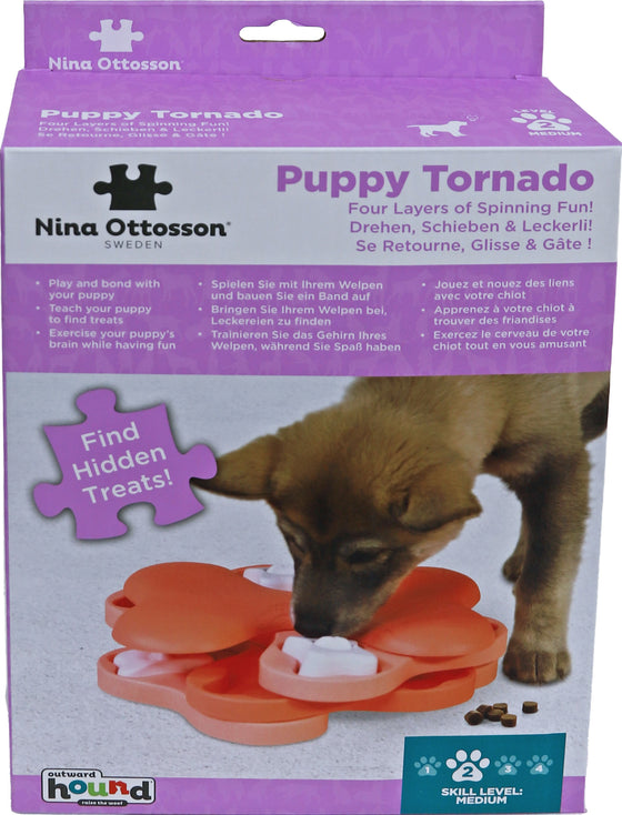 Nina Ottosson puppyspel puppy tornado, roze.