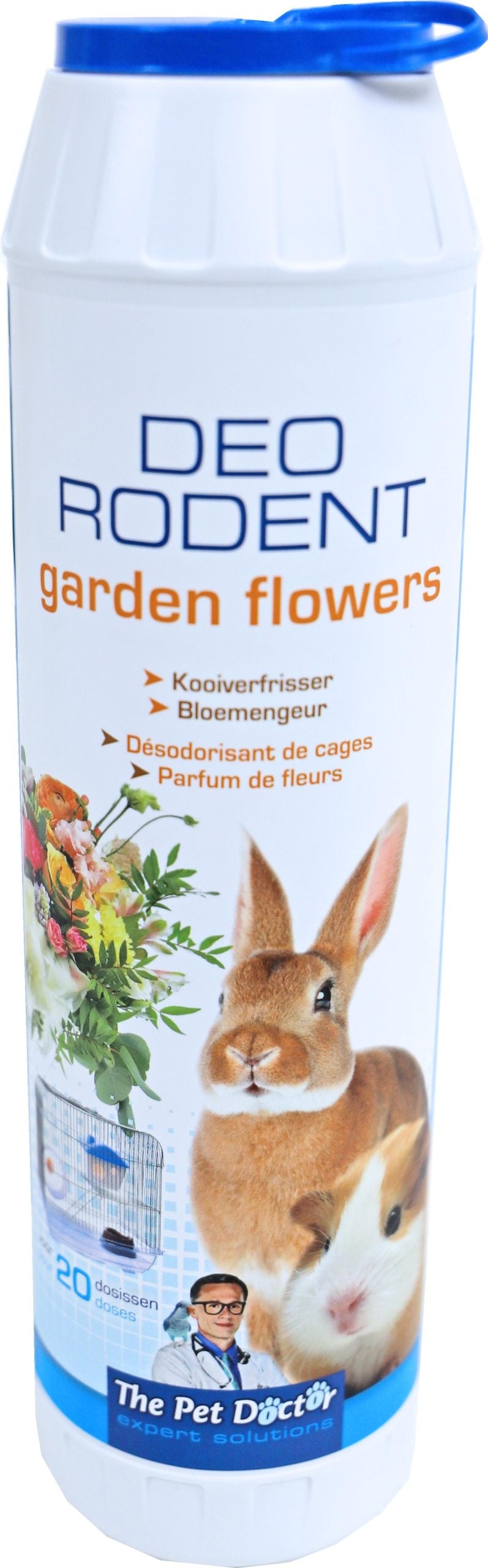 The Pet Doctor deo rodent litter garden flowers, 750 gram.