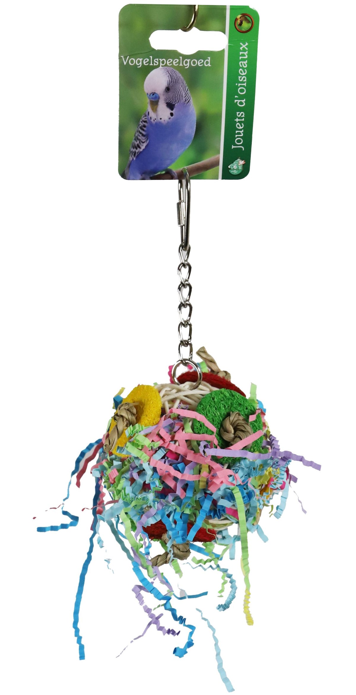 Boon speelbal rotan + slierten + loofah 10cm