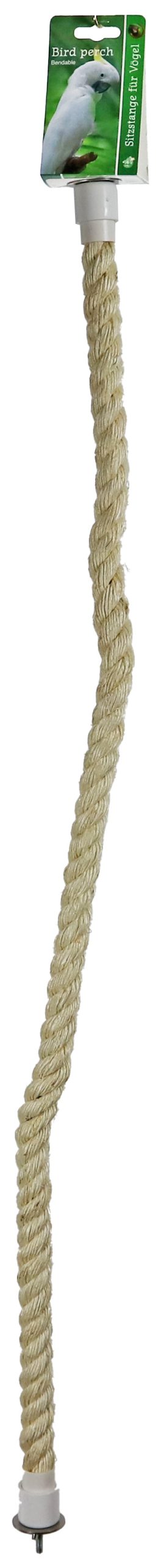 Boon zitstok buigbaar touw + 2 schroefhouder 100cm