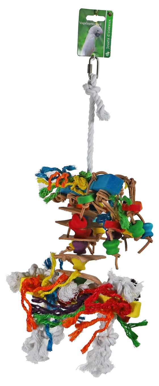 Boon klossengordijn met touw 45cm
