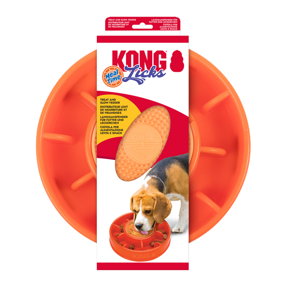 Kong hond licks mealtime large