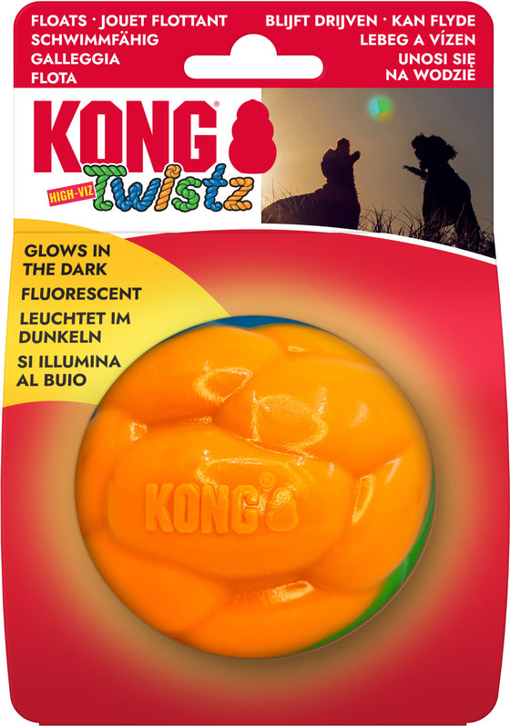 Kong hond twistz high viz ball large