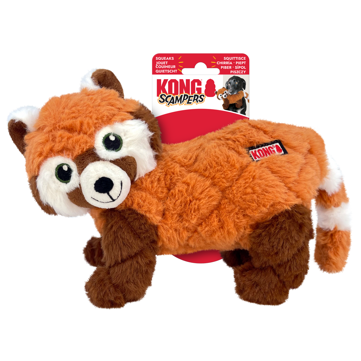Kong hond scampers red panda medium
