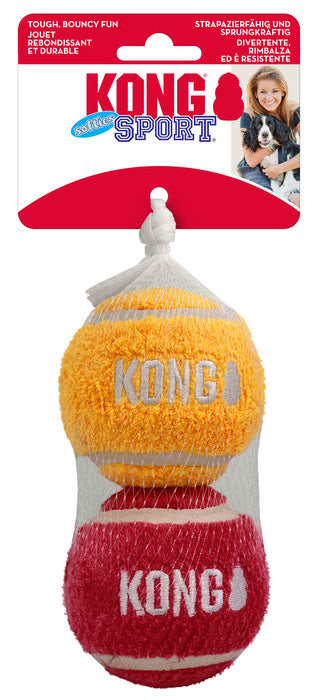 Kong hond sport softies balls 2 stuks assortie large