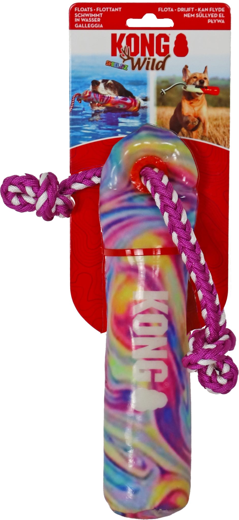 Kong hond wild shieldz training dummy small/medium swirl