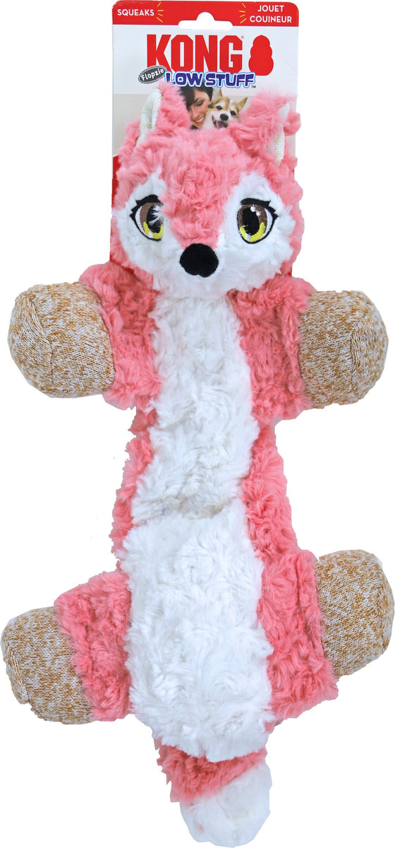 Kong hond Low Stuff Flopzie fox, medium.
