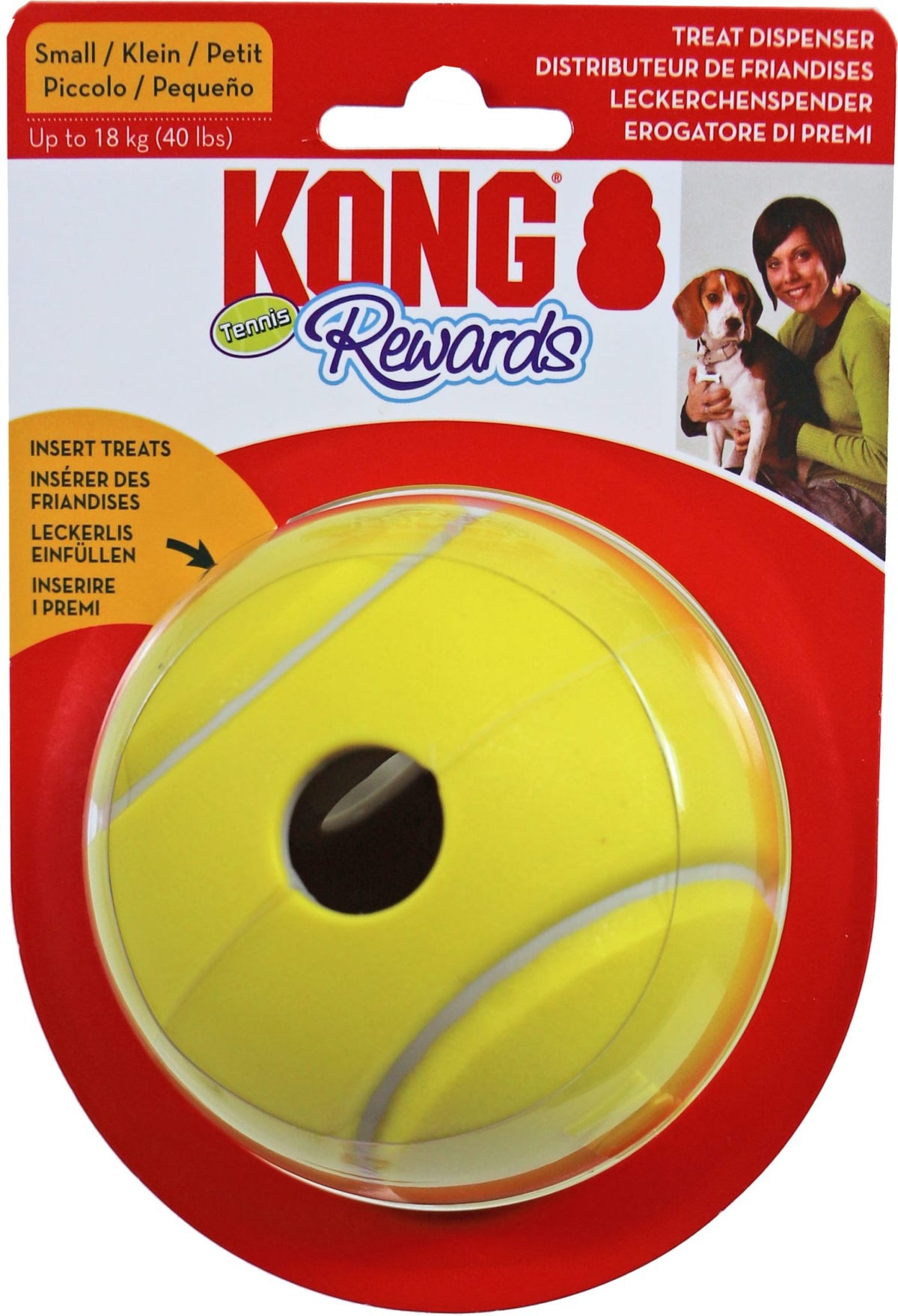 Kong hond Rewards tennis, small.