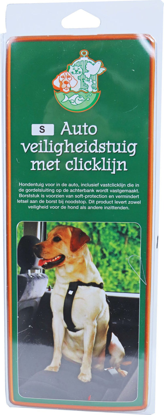 Boon veiligheidstuig nylon voor in de auto zwart S, 25 mm H45/B65.