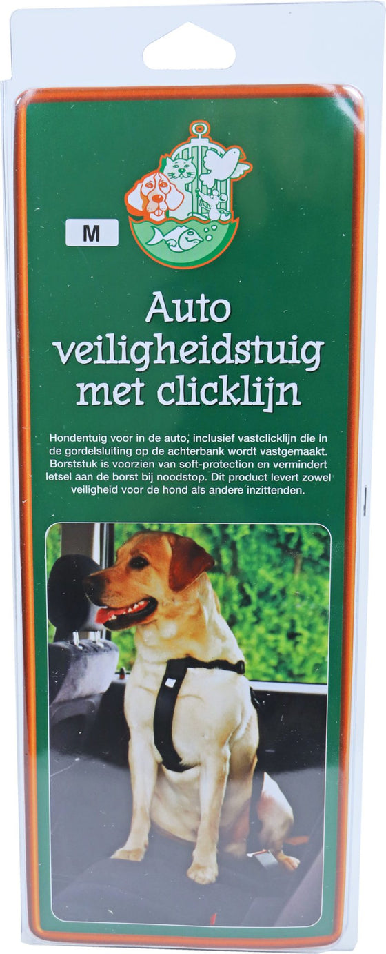 Boon veiligheidstuig nylon voor in de auto zwart M, 25 mm H50/B70.