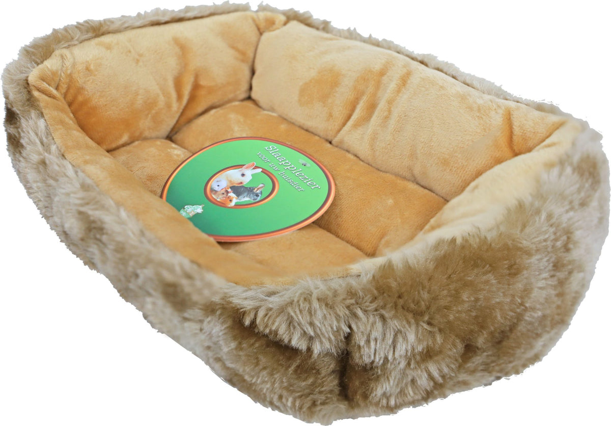 Knaagdier divan luxe bruin/lichtbruin, 30×20 cm.