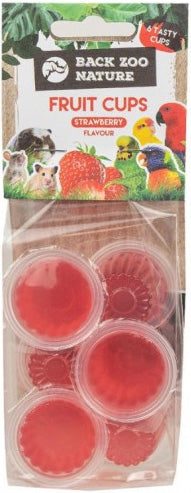 Back zoo nature fruitcup strawberry zak a 6 stuks